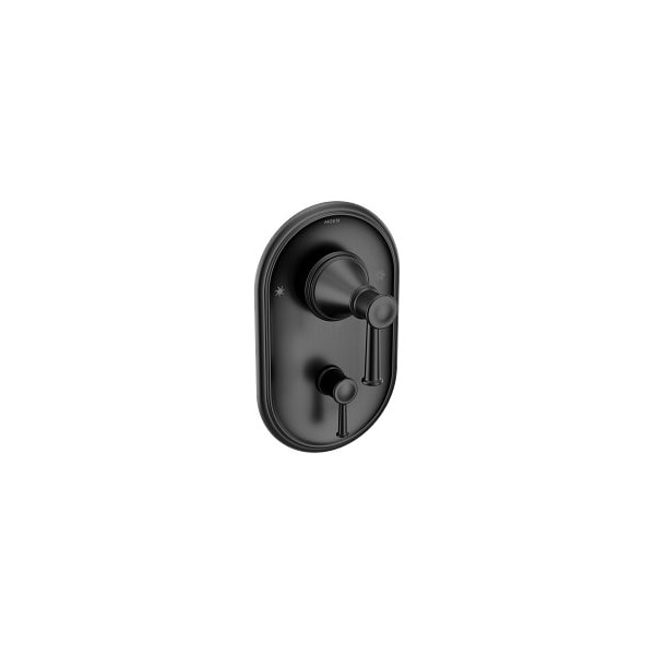 Belfield Posi-Temp Diverter Valve Only Trim in Matte Black